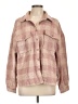 &merci 100% Polyester Plaid Pink Jacket Size L - photo 1