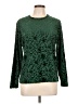 Cervelle 100% Polyester Green Long Sleeve Top Size L - photo 1