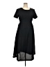 Willow Ridge Solid Black Casual Dress Size 18 - photo 1
