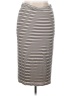 Max Studio Stripes Gray White Casual Skirt Size 1X (estimated) - photo 1
