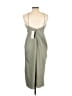 BHLDN Solid Gray Casual Dress Size 14 - photo 2