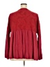 Weekend Suzanne Betro Red Long Sleeve Top Size 4X - photo 2