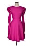 Shein 100% Polyester Solid Pink Cocktail Dress Size L - photo 1