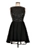 TOBI 100% Polyamide Stars Black Cocktail Dress Size L - photo 1