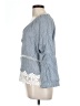 Young Essence Blue 3/4 Sleeve Blouse Size L - photo 5
