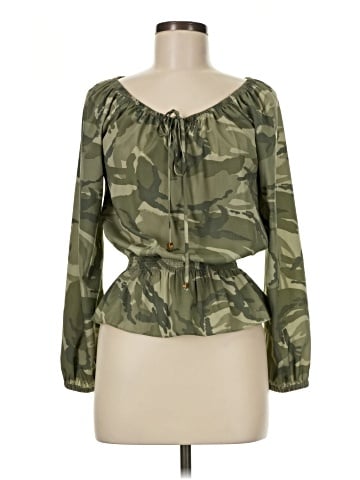 MICHAEL Michael Kors Long Sleeve Blouse (view 1)
