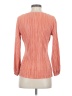 Halogen 100% Polyester Orange Long Sleeve Blouse Size S - photo 2