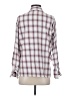Forever 21 100% Cotton Plaid White Long Sleeve Button-Down Shirt Size S - photo 2