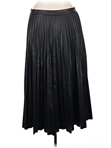 Scoop Faux Leather Skirt (view 2)