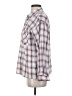 Forever 21 100% Cotton Plaid White Long Sleeve Button-Down Shirt Size S - photo 5