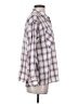 Forever 21 100% Cotton Plaid White Long Sleeve Button-Down Shirt Size S - photo 4