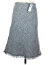BCBGMAXAZRIA Chevron-herringbone Blue Formal Skirt Size 4 - photo 2