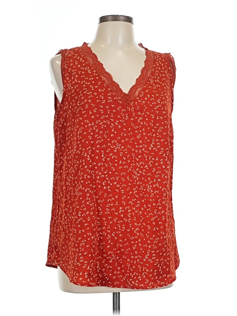 Pre-owned Viishow Sleeveless Blouse In Red