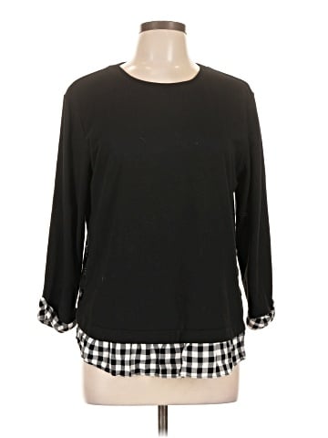 I.N. Studio 3/4 Sleeve Top (view 1)