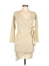May Pink Tan Cocktail Dress Size L - photo 1