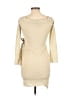 May Pink Tan Cocktail Dress Size L - photo 2