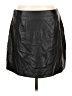 Old Navy 100% Polyester Black Faux Leather Skirt Size L - photo 2