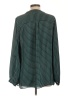 Laundry by Shelli Segal 100% Polyester Houndstooth Teal Long Sleeve Blouse Size L - photo 2