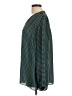 Laundry by Shelli Segal 100% Polyester Houndstooth Teal Long Sleeve Blouse Size L - photo 5