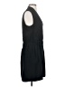 Express 100% Polyester Solid Black Casual Dress Size S - photo 4