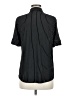Assorted Brands Stripes Black Short Sleeve Blouse Size M - photo 2