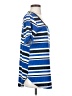 Lularoe Stripes Blue Short Sleeve T-Shirt Size S - photo 4