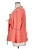 Denim 24/7 Orange Long Sleeve Blouse Size 1X - photo 5