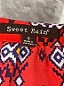 Sweet Rain 100% Polyester Paisley Red Casual Dress Size S - photo 7