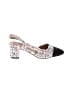Assorted Brands Floral White Heels Size 7 - photo 1