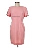 Escada Solid Pink Casual Dress Size EU 38 / US 8 - photo 1