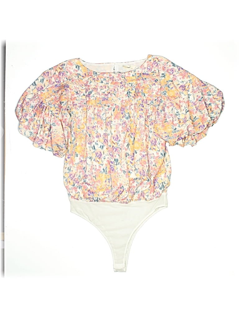 Pre-owned Entro Short Sleeve Blouse In Pink