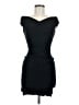 Topshop Solid Black Cocktail Dress Size 6 - photo 1