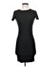 Zara Solid Black Casual Dress Size S - photo 1