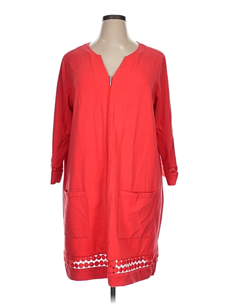 Pre-owned D&co. Casual Dress In Red
