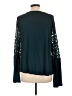 Amaryllis 100% Modal Teal Long Sleeve Blouse Size L - photo 2
