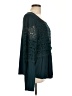 Amaryllis 100% Modal Teal Long Sleeve Blouse Size L - photo 4