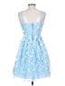 Rare Editions 100% Polyester Stars Blue Cocktail Dress Size 16 - photo 2