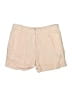 Mango Solid Tan Khaki Shorts Size 6 - photo 1