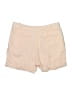 Mango Solid Tan Khaki Shorts Size 6 - photo 2