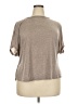 Shein Curve Gray Short Sleeve Top Size 3XL - photo 1