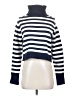 Dèluc Stripes Blue Turtleneck Sweater Size XS - photo 1