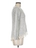 Eyeshadow Gray Long Sleeve Top Size M - photo 4