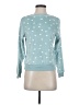 Honeydew Hearts Teal Pullover Sweater Size XS - photo 1