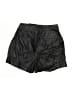 Elizabeth and James 100% Rayon Metallic Black Shorts Size 0 - photo 2