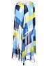 Ann Taylor 100% Polyester Graphic Blue Casual Skirt Size L - photo 1