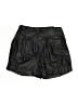 Elizabeth and James 100% Rayon Metallic Black Shorts Size 0 - photo 1