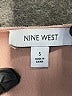 Nine West Metallic Pink Long Sleeve Blouse Size S - photo 7