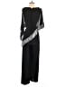 SLNY 100% Polyester Black Jumpsuit Size 6 - photo 2
