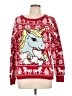 Unbranded 100% Acrylic Print Red Pullover Sweater Size L - photo 1