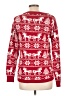 Unbranded 100% Acrylic Print Red Pullover Sweater Size L - photo 2